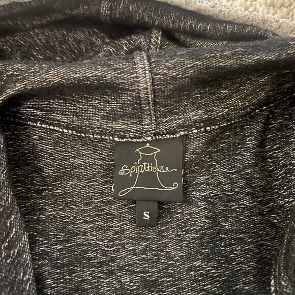 Spirithouse Gray Longline Lightweight Button Up Jacket Small - Picture 10 of 12